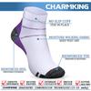 CHARMKING Compression Socks for Women & Men 15-20 mmHg is Best Graduated Athletic & Medical, Running, Flight, Travel, Nurses, Pregnant - Boost Performance, Blood Circulation & Recovery (Multi 06, S/M) view 4