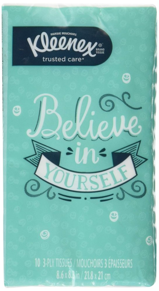 TSN Kleenex Pocket Pack Facial Tissue, Package May Vary