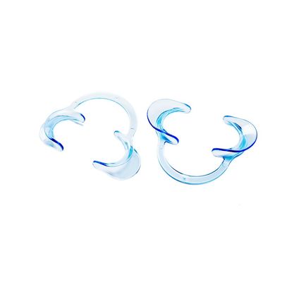Easyinsmile Autoclavable Dental Mouth Opeaner Intraoral Check C-Shape Cheek Retractor for Teeth Whitening and Funning Games 2pcs/pack (M for Pedo)