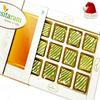 Ghasitaram Gifts Christmas Gifts Christmas Sweets - Green Mango Bites 12 pcs view 1
