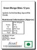 Ghasitaram Gifts Christmas Gifts Christmas Sweets - Green Mango Bites 12 pcs view 2