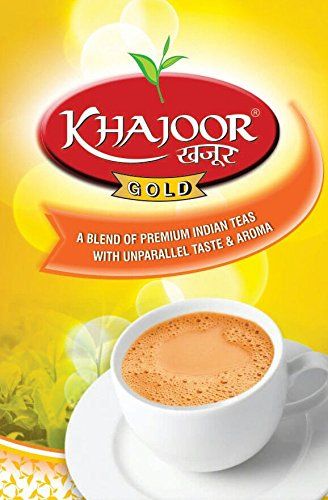 Khajoor Tea Gold - Special Indian Teas With Unparallel Taste & Aroma, 500 Gram(250gx2)