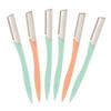 COMBR 6 Pieces Safety Eyebrow Razors Trimmer Shaver Shaper Blade Facial Hair Removal Makeup Tool Kit Set view 3