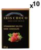 IRIS CHOCO Strawberry Delite Dark Chocolate 55 Grams (Pack of 5) view 4