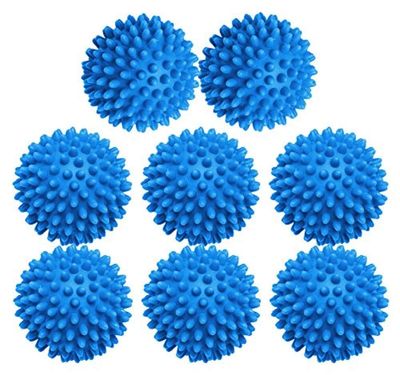 Articles Dryer Balls 8 Pack - 3 Inch Non-Toxic Reusable Dryer Balls