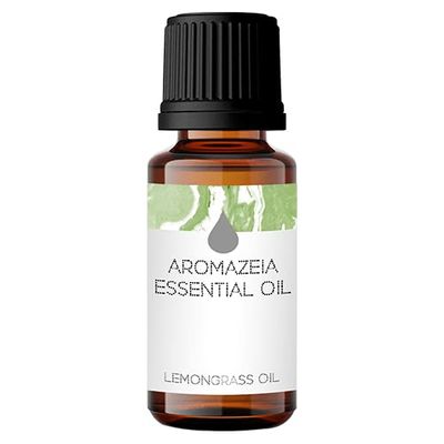 Aromazeia Lemongrass Essential Oil | Exotic Aroma Diffuser Oil | Ideal For Aromatherapy & Meditation | Organic Essential Oil | Undiluted, Therapeutic Grade & Steam Distilled - 10ml