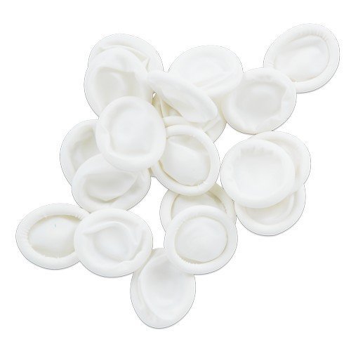 SCHOFIC Antistatic ESD Finger Cots 4 MIL Thick (1500, WHITE)