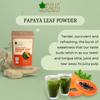 BLISS OF EARTH 100% Pure Papaya Leaf Powder Carica Papaya Helps Digestion & Increases Platelets Anti-Oxidant Skin Rejuvenation 100Gm view 4