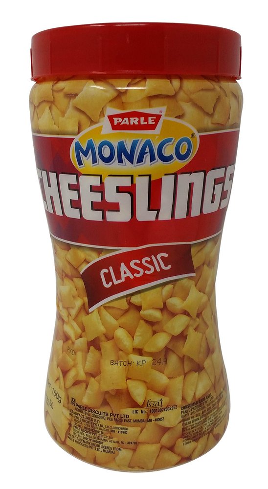 Parle Monaco Cheeslings - Classic, 150g Bottle