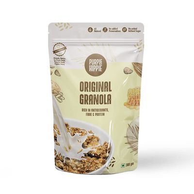 Purple Hippie Original Granola, Breakfast Cereal, 300 Gm
