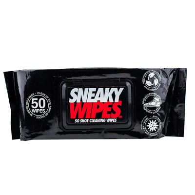Sneaky Wipes - Shoe and Trainer Cleaning Wipes Mega Pack, 50 Wipes