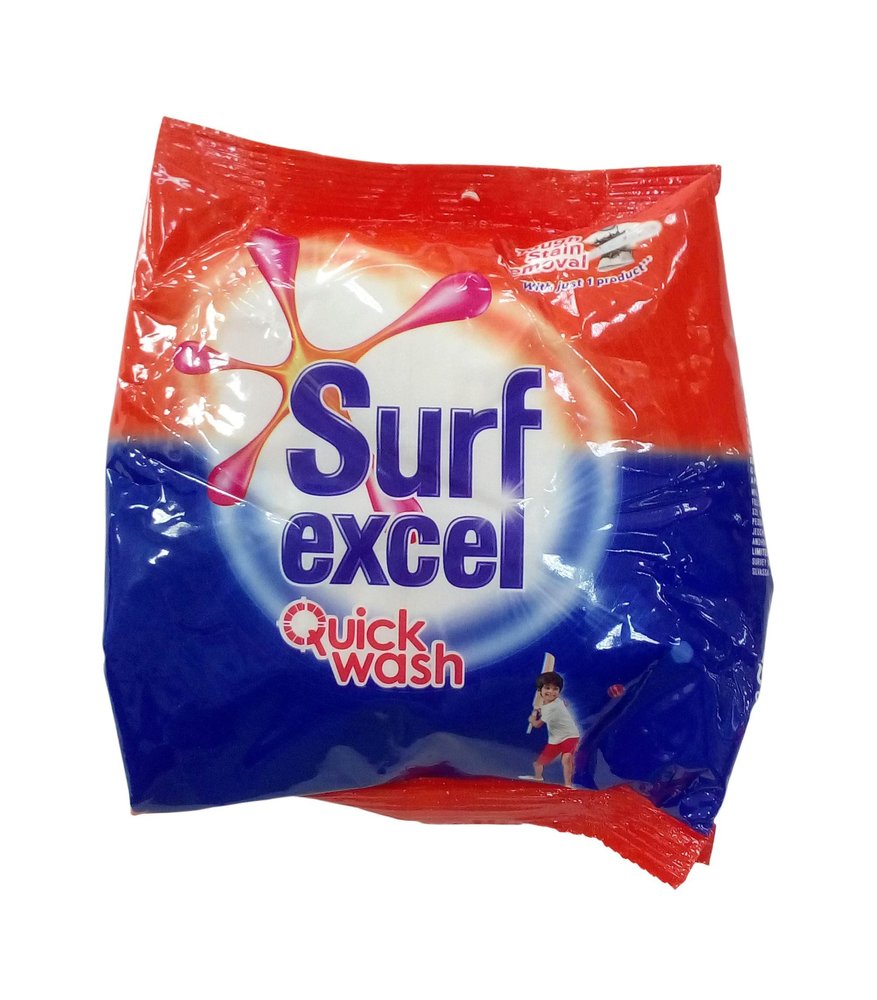 Surf Excel Detergent Powder - Quick Wash, 500g Pouch