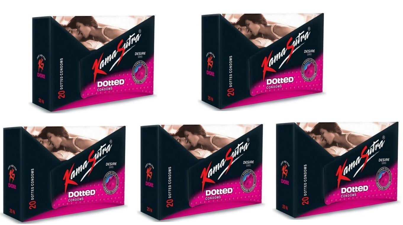 KAMA SUTRA Dotted Condom (100 Condoms)