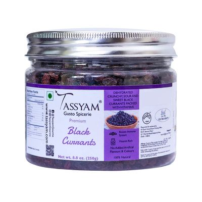 Tassyam Black Currants 250g Jar