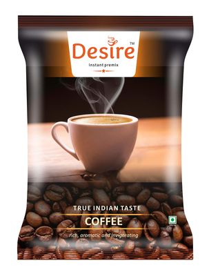 Desire instant premix Coffee Permix For Vending Machine,Coffee Powder Bag For Coffee Machine Or Manual Use-Just Add Hot Water & Enjoy(Serves 40 Cups,Pack Of 1),500 Grams
