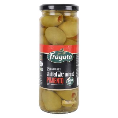 Fragata Queen Stuffed with Minced Pimiento Green Olives 450g