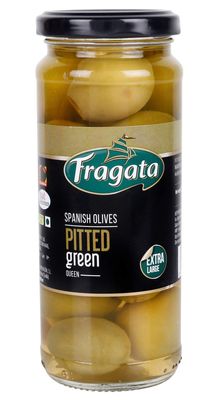Fragata Green Pitted Queen Olives 340g