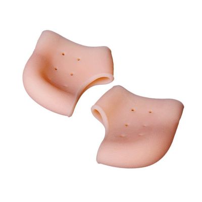 AHCS Acupressure Silicone Gel Heel Pad Socks Swelling Pain Relief, Dry Hard Cracked Heels Repair Cream Foot Care Ankle Support Cushion for Men and Women (1 Pair)