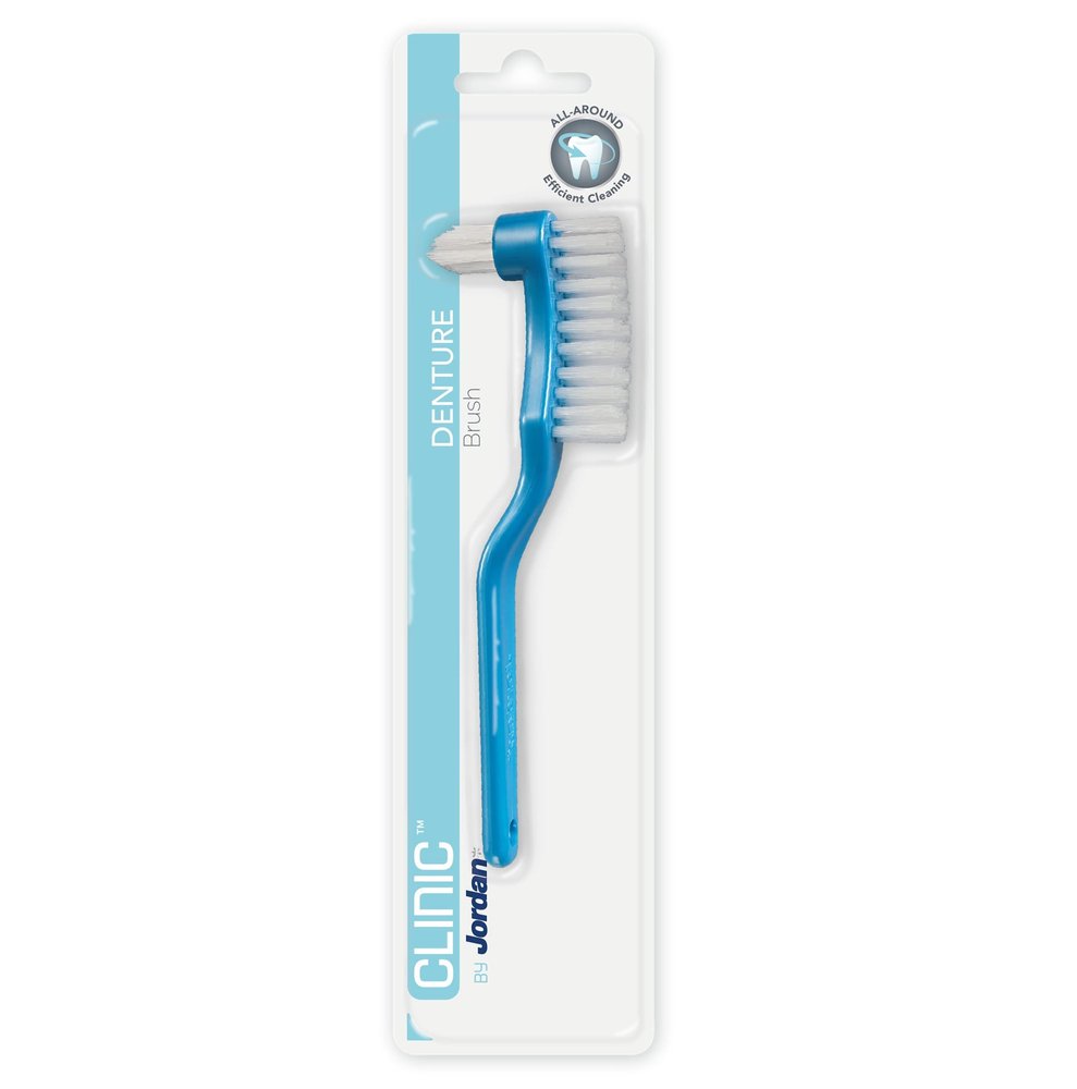 Jordan | Denture Brush Ergonomically designed with dual action | Maximum cleaning | 1 Pack from BELLE GAGA | Built in Tongue Scraper
