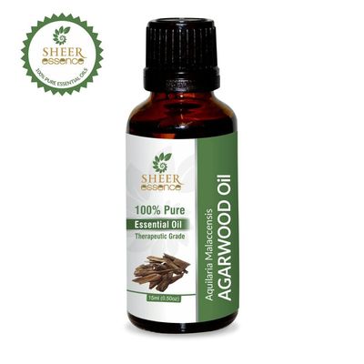 Agarwood 100% Pure Natural Essential Oil Therapeutic Grade 15ML