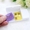 Decorcrafts Slim Tablet Medicine Pill Cutter Tablet Cutter Portable Perfect Travel Partner Pill Tablet Medicine Storage Compartment Box with Sharp Blade Cutter Medicine Splitter Divider Small Box view 4