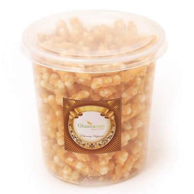 Ghasitaram Gifts Sabudana Papdi 400 GMS |Diwali,Holi,Rakhi,Valentine,Christmas,Birthday,Anniversary,Gift for Her,Him,Mothers Day,Fathers Day|