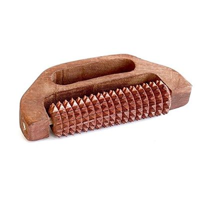 Sri balajee Natural Wooden Acupressure Roller Massager for Body Stress & Pain Relief