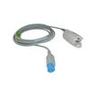 Spo2 3 mtr probe Compatible with HP/Philips Adult 8 pin Halfmooon mp20/40 clip type view 1