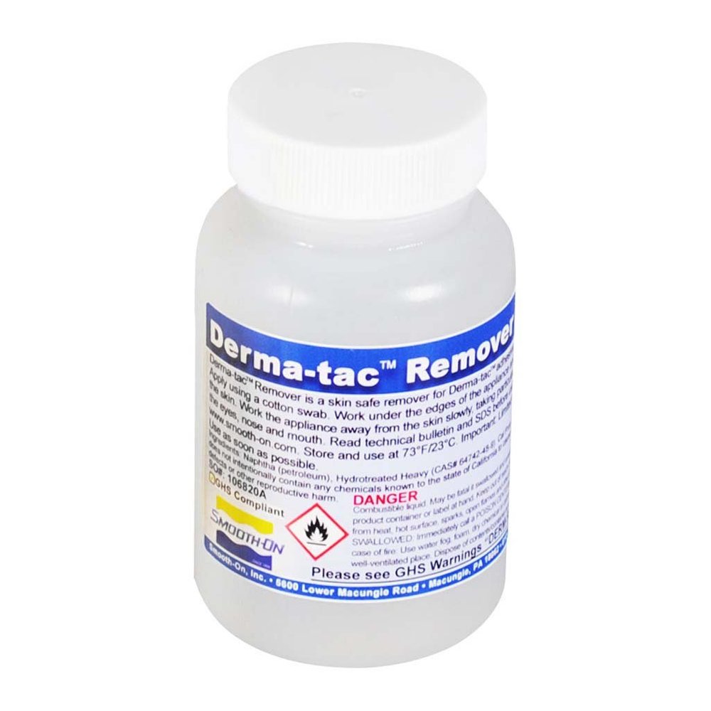 Smooth-On Derma-tac Remover - Silicone Adhesive Remover - 4 Ounce Bottle
