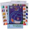 Embroiderymaterial Embroidery Thread Fabric Colour Telephone Art Silk Neelam Thread Shade Card for Fabric Dye- 600 Different Shades Fast Color, 9 Gram, Multicolor view 1