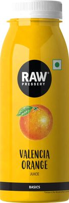 Raw Pressery Valencia Orange Juice, 240/250 ml