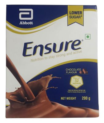 Ensure Nutritional Powder - Chocolate Flavour, 200g Carton