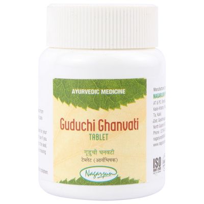 Nagarjun Herbal Care Guduchi Ghanvati - 60 Tablets, White