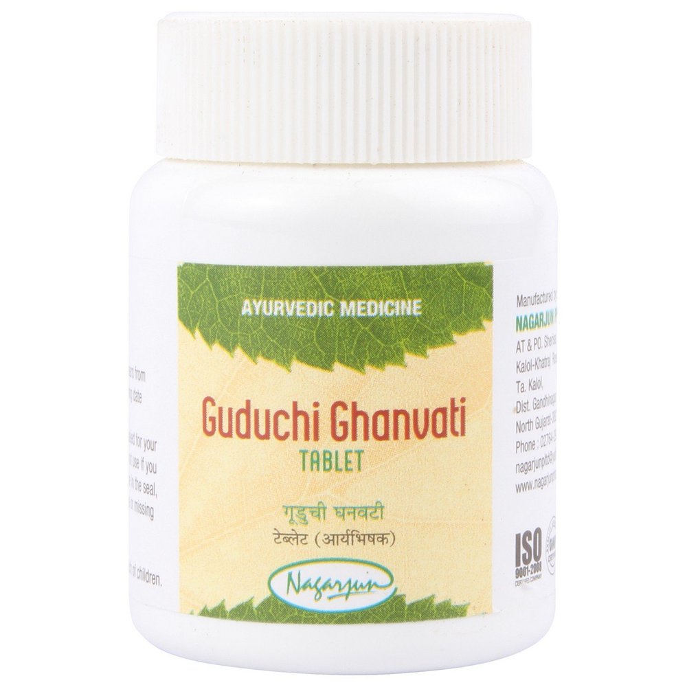 Nagarjun Herbal Care Guduchi Ghanvati - 60 Tablets, White