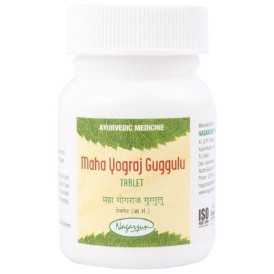 Nagarjun Herbal Care Maha Yograj Guggulu - 60 Tablets, White