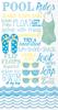 Boston International BF780000 20 Count Paper Guest/Buffet Napkins, Pool Rules view 1