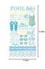 Boston International BF780000 20 Count Paper Guest/Buffet Napkins, Pool Rules view 3