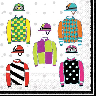 Boston International L017500 20 Count Paper Lunch Napkins, Jockey Silk