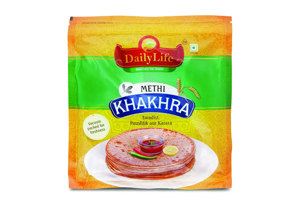 Dailylife Methi Khakhra 200 Grams (Pack of 3)