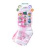 Aloe Moisture Socks by Earth Therapeutics, 2 Pack: Pink Plaid, Infused with Natural Aloe Vera & Vitamin E view 1