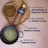 Panjon Swad Roasted Saunf & Royal Fresh Mix Mukhwas (100% Natural Mouth Freshener) 2 Bottles, 180g view 3