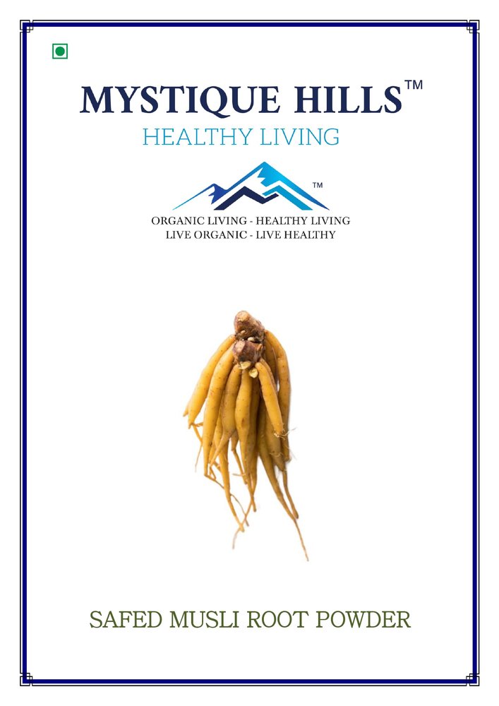 Mystique Hills Organic Safed Musli Root Powder,100 g