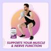 HealthyHey Nutrition Magnesium Glycinate High Absorption for Sleep, Cramps, & Nerves Health - 90 Vegetable Capsules view 4