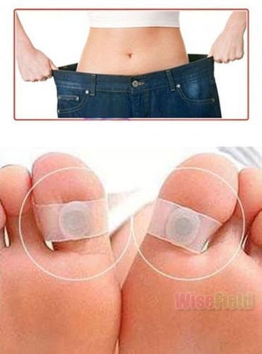 2 Pair Foot Ring Massage Toe Silicone Magnetic Keep Fit Slimming Health Tool