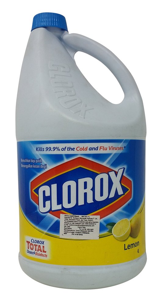 Clorox Liquid Bleach - Lemon, 4L Can