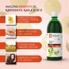 Krishna's Amla Juice - 1000 ml | Fresh cold pressed Amla Juice | Helps Boosts Skin and Hair Health | Helps Detox | Rich in Vitamin C | Natural Immunity Booster view 3
