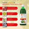 Krishna's Papaya Leaf Juice - 500 ml | Fresh Papaya Leaves| Helps to boost platelets count view 3