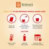 Krishna's Papaya Leaf Juice - 500 ml | Fresh Papaya Leaves| Helps to boost platelets count view 4