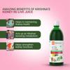 Krishna's Kidney Re-Live Juice - 500 ml (Pack of 1) For healthy kidneys | Enriched with 23 herbs like Pashanbhed, Pushkarmool, Kaunch Beej, Arjun Chaal, Gokhru | Sugar free Juice with No Added Color or Flavour view 4