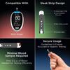 Dr Trust USA Gold Standard Blood Glucose Test Strips Plus Lancets - 50 Strips (Black) view 3